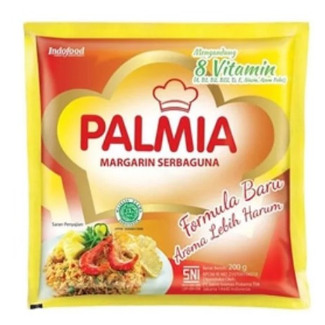 

Palmia Margarin Serba Guna Margarine Mentega 200 Gram