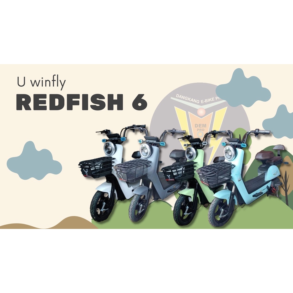 Sepeda Listrik Redfish 6 by U Winfly