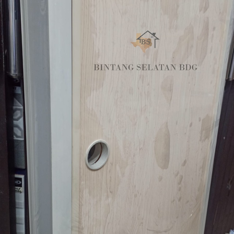 PINTU PVC PLASTIK ROYAL RPP PREMIUM CREAM POLOS/ PINTU KAMAR MANDI