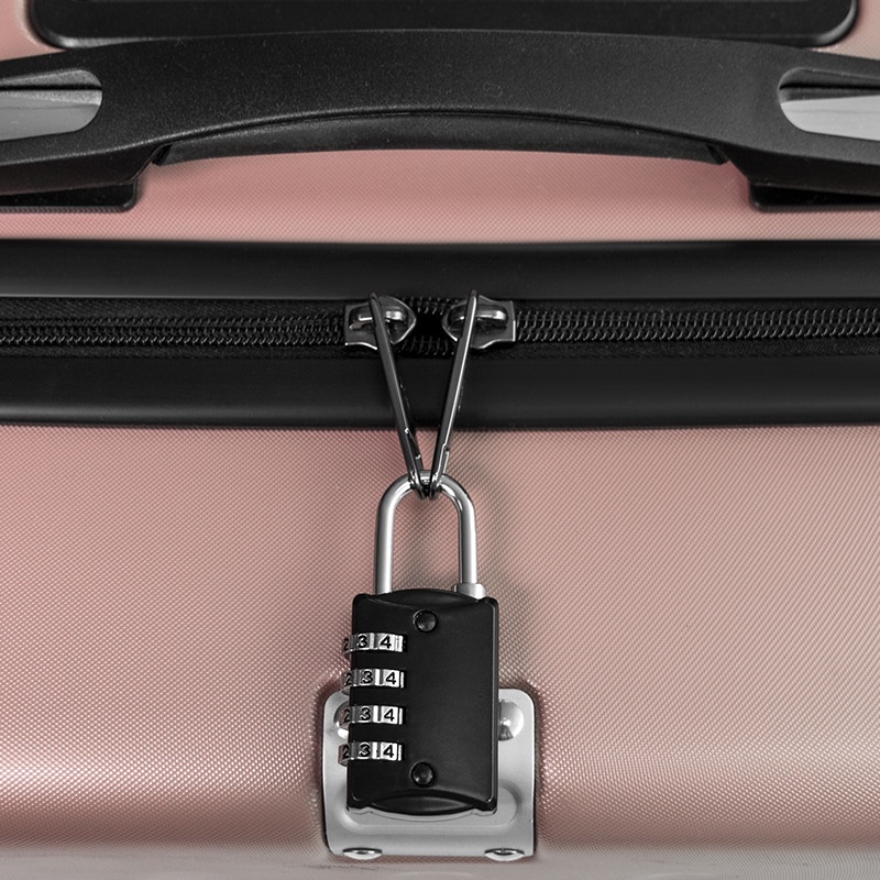 Gembok  Kunci Tas Koper Kunci Gembok Mini Gembok Tas Kecil Mini Travel Baggage Luggage Lock Dua Kunci Bagasi Tas Travel Jelly