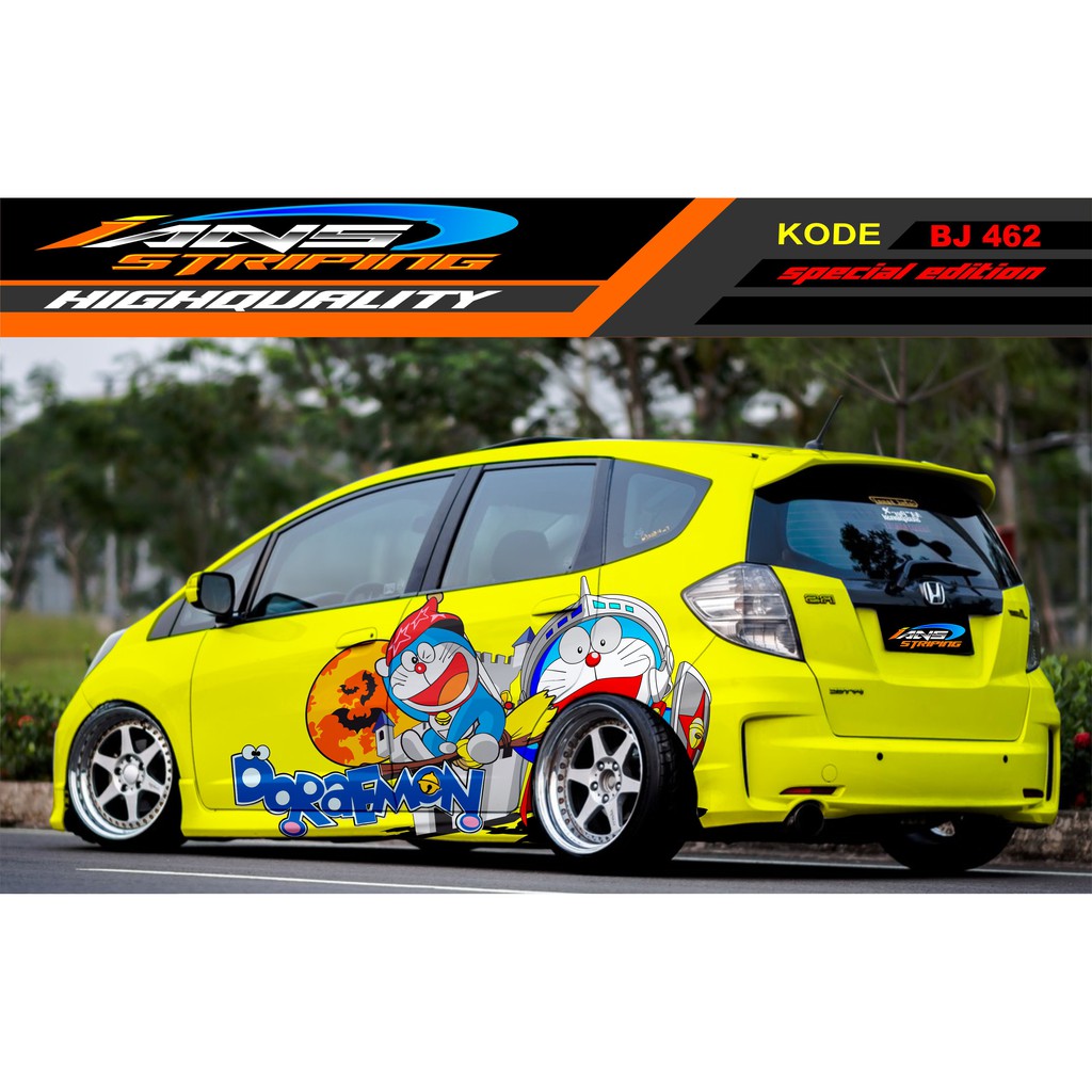 STICKER MOBIL JAZZ, BRIO , SWIFT, SIGRA, AGYA, YARIS / DECAL STICKER MOBIL ANIME / STIKER MOBIL