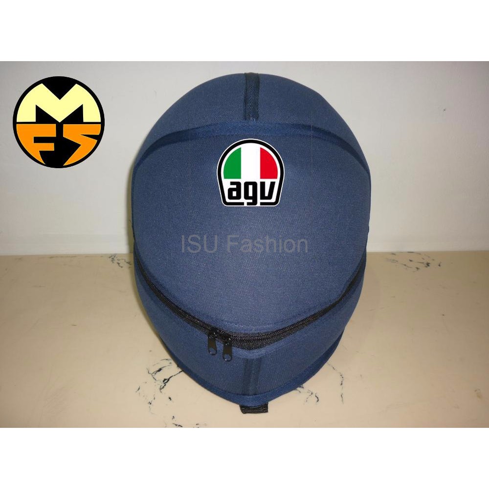 Tas Helm Model Agv Pista with logo agv new motif