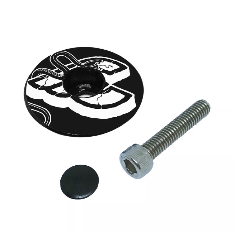 Top Cap Cinelli Tutup Cover Headset Stem Sepeda OS 28 6 mm 1 1/8