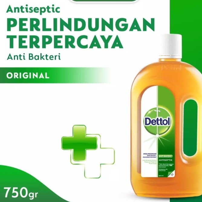 Dettol Antiseptic Liquid 750ml Cairan Antiseptik Anti Kuman 750 ml