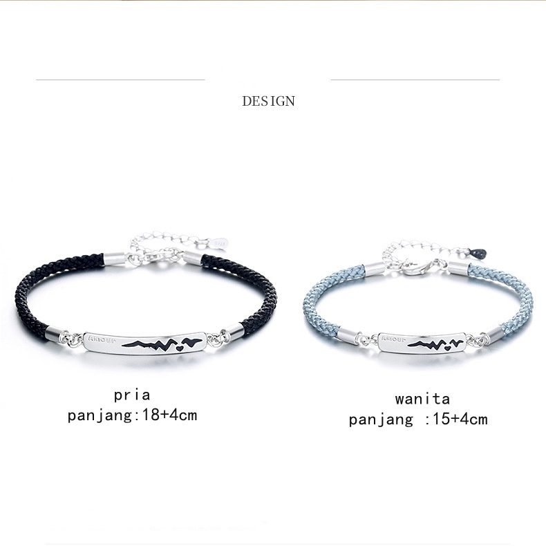 Gelang couple - EKG  gelang termokromik Gelang Nice to meet you  Original Arctic Deer