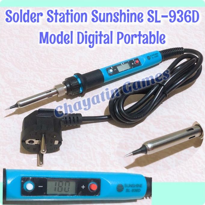 Solder Station Sunshine SL-936D Daya 80 - 120 Watt Digital Portable