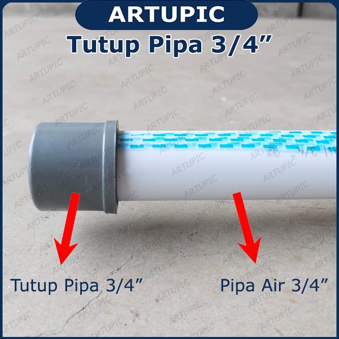 Tutup Pipa 3/4&quot; inch | Dop Pipa Air 3/4 Inch | Tutup Pipa 3/4 | Dop Cap 3/4