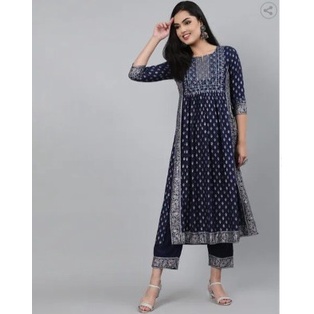 Setelan Kurti India Size L GULMOHAR / Baju Kurti India / Jual Kurta Kurti India / Kurti Cantik / Kur