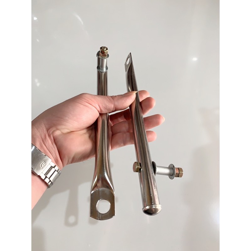 BEHEL JOK SAMPING KIRI KANAN MODEL LURUS CHROME CROME RX KING RXKING RXK-2