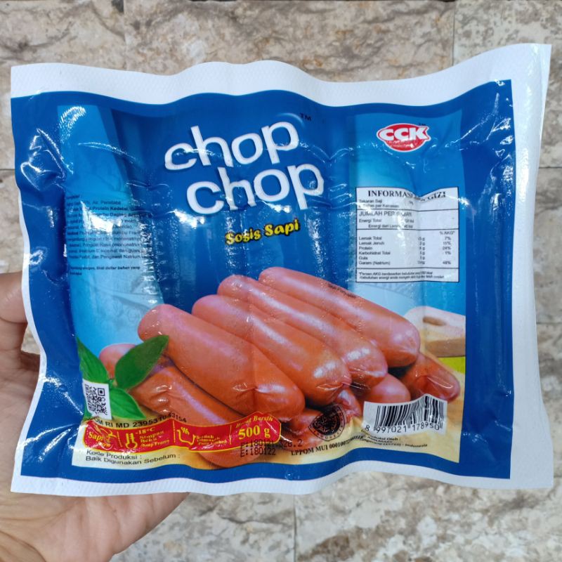 

Chop Chop Sosis Sapi 500 gram Frozen