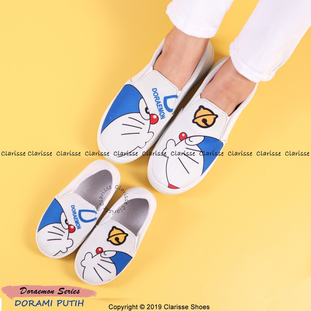 Clarisse PRINTING DORAMI Sepatu Wanita Slip on Anak  