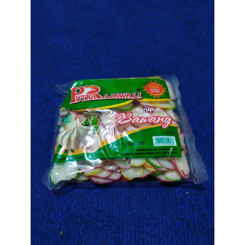 

krupuk bawang, kerupuk mentah 250g