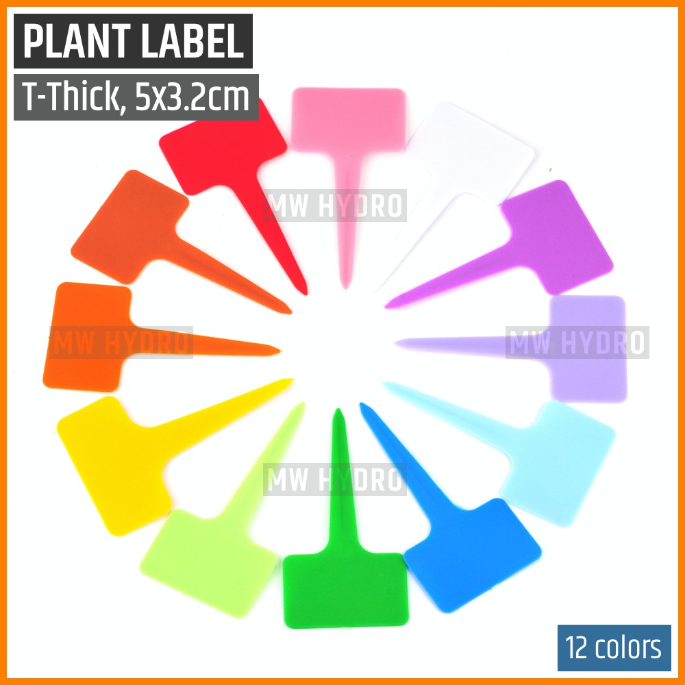 10 pcs Label Tanaman / Plant Label / Tag, Model T Tebal, 5x10cm