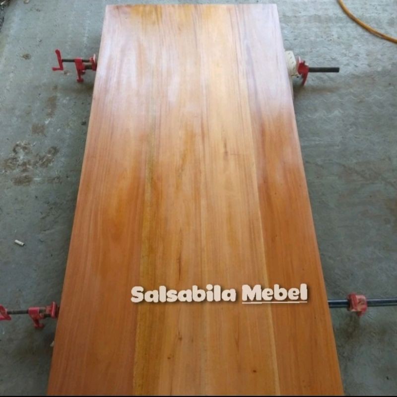Top Table Kayu mahoni/daun meja