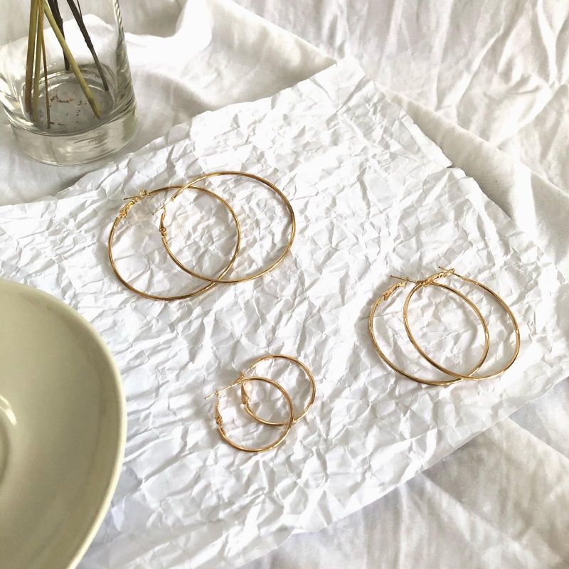 TIYA OFFICIAL Hoop Earring/Anting hoop korea/Anting hoop wanita/Anting fashion wanita