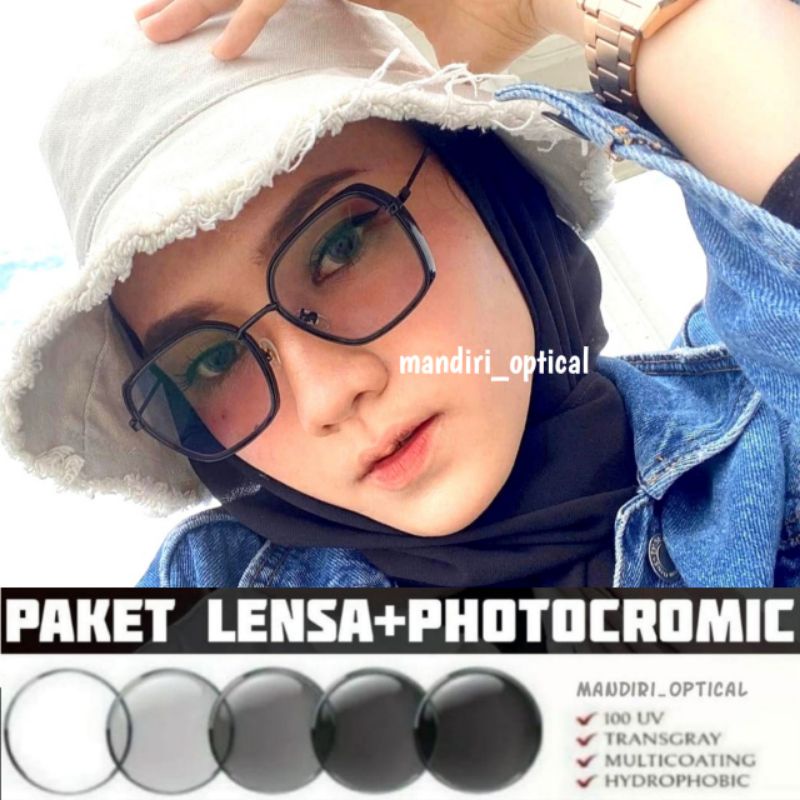 Frame kacamata wanita | kacamata photocromic | kacamata minus | antiradiasi | Gratis lensa antiradiasi | kacamata 0038