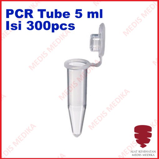 PCR Tube 5ml Cup Sample 5 ml Tabung Eppendorf Microcentrifuge Plastik