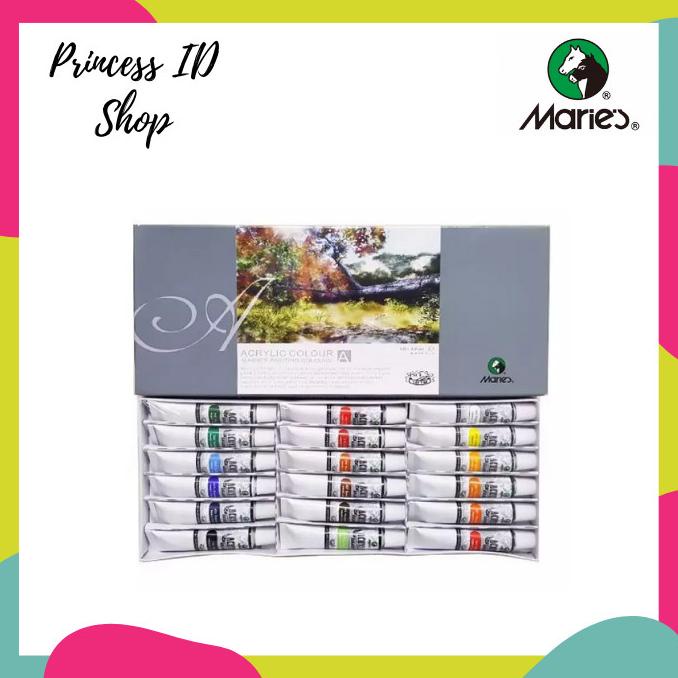 

Maries Cat Acrylic Colour Set 818 12Ml 18 Warna