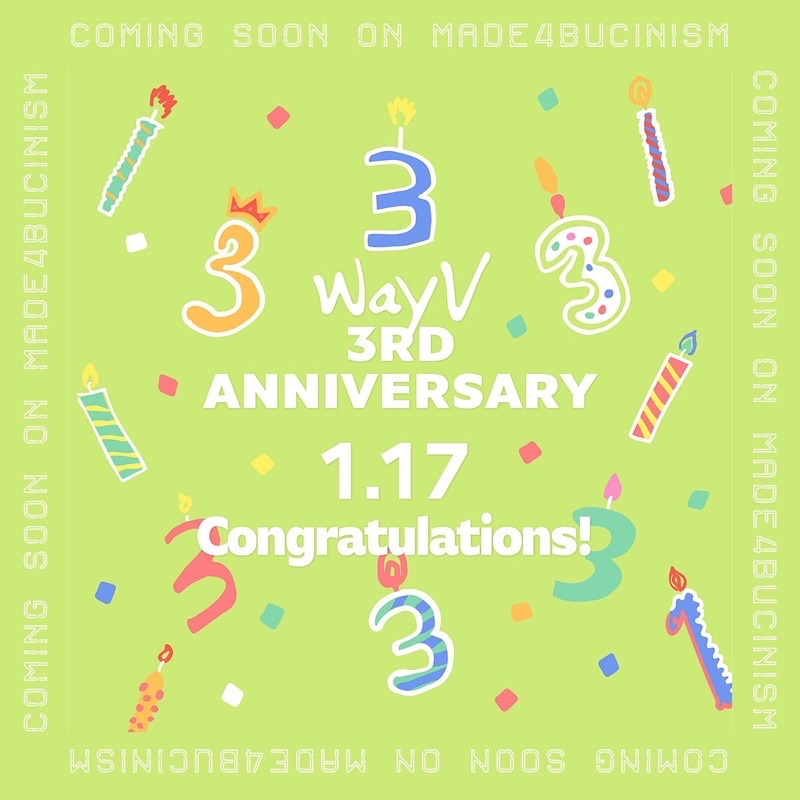 WayV Debut 3rd Anniversary OFFICIAL MD