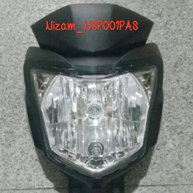 Reflektor Lampu depan +kedok depan Verza 150 satu set komplit