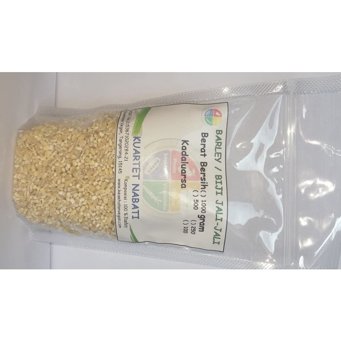 MAKANAN & MINUMAN MAKANAN KERING BARLEY - BIJI JALI - JALI [250 G] PROMO-ORIGINAL-KEREN-MURAH-SALE