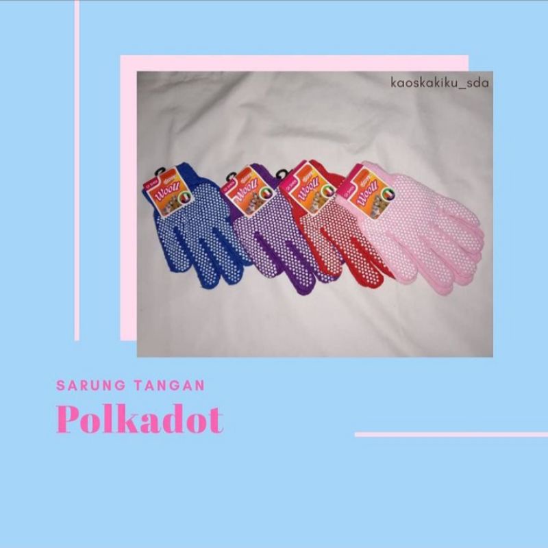Sarung Tangan Polkadot