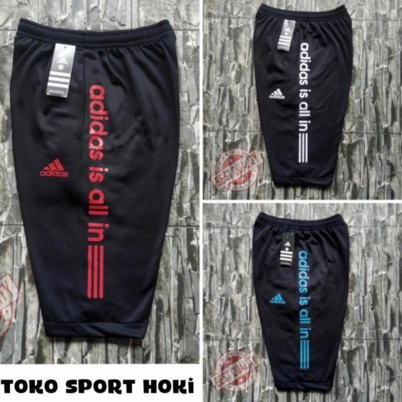 Celana 3/4 Adidas pria bahan diadora / celana santai / celana olahraga