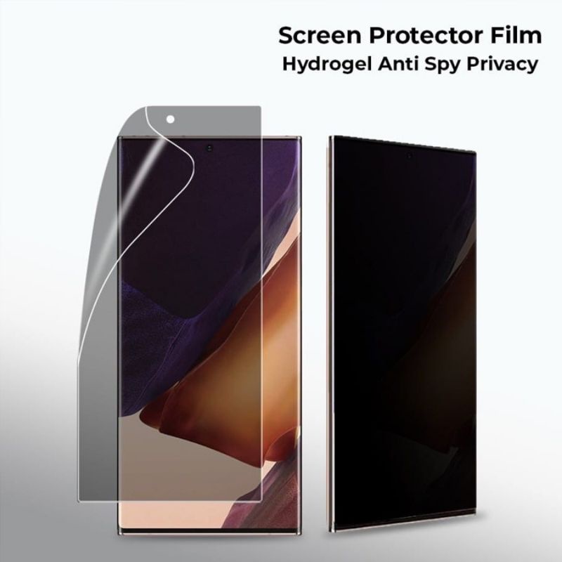 Hydrogel Matte Spy Privacy Samsung S6 / S6 Edge / S7 / S7 Edge / S8 / S8+ / S9 / S9+ / S10 / S10E /S10+ / S10 Lite Tempered Glass Hydrogel Anti Spy Full Layar