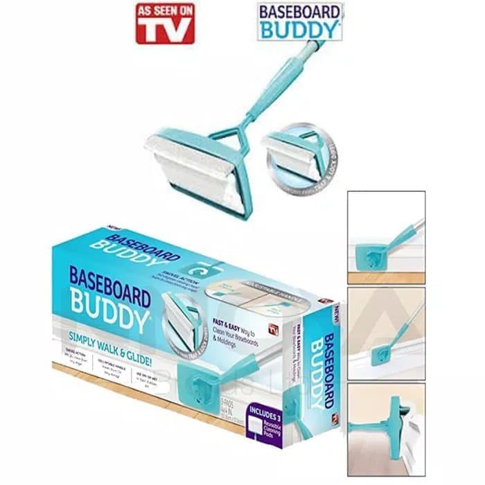BASEBOARD BUDDY SIKAT PEMBERSIH SUDUT DINDING BAWAH SIKAT BASEBOARD BUDDY SIKAT PEMBERSIH SUDUT DINDING BAWAH SIKAT