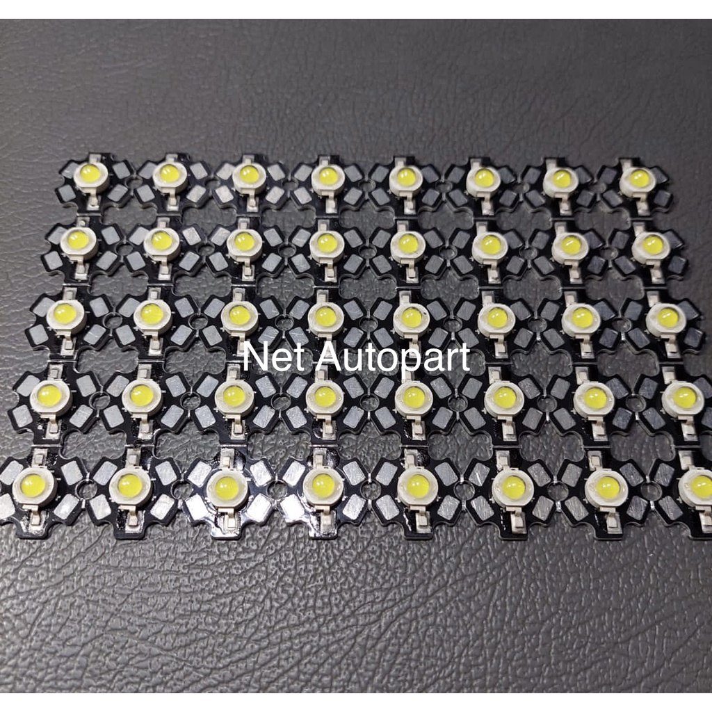 LED HPL 3 WATT BIRU MERAH HIJAU KUNING PLUS CASING PCB