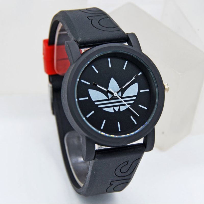 JAM TANGAN WANITA ADIDAS RUBBER || DIAMETER 3.7 CM ||