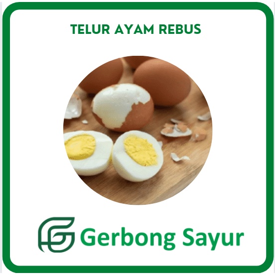 

Telur Ayam Rebus / Telor Ayam Rebur Matang per Pcs