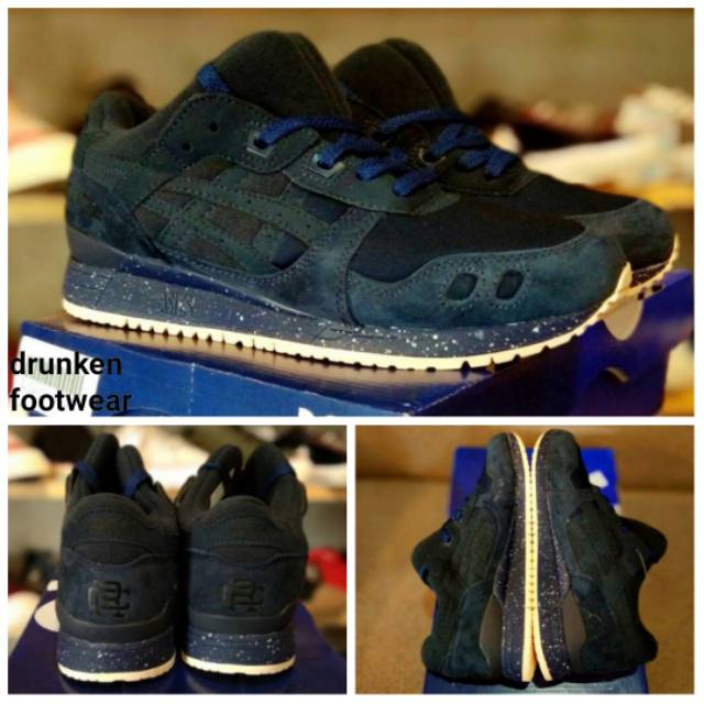 SEPATU ASICS GEL LYTE III REGING CHAMPION BLUE - ORIGINAL MIRROR UA - BIRU MADE IN VIETNAM