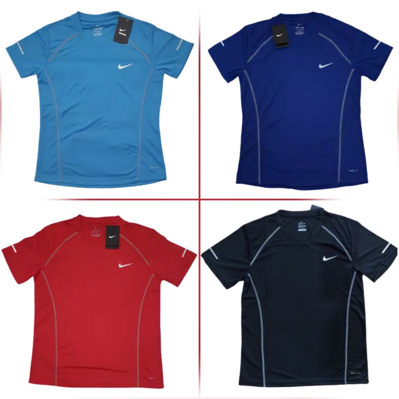 BAJU OLAHRAGA Nike, GYM, LARI, FITNES PRIA lengan pendek