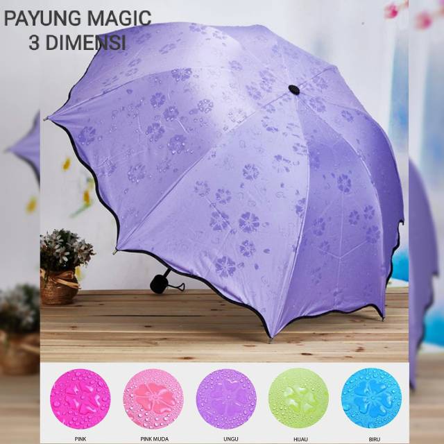 PAYUNG MAGIC 3 DIMENSI/PAYUNG LIPAT 3D / PAYUNG MAGIC