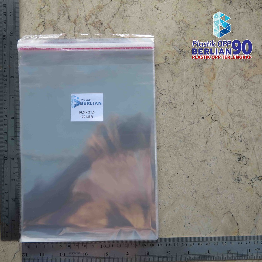 

PLASTIK OPP 16,5 X 21,5 CM 18 MIC / PLASTIK UNDANGAN / PLASTIK JILBAB