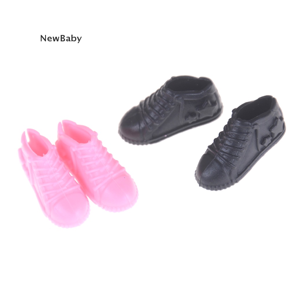 Newbaby 4 Pasang Sepatu Sport Casual Untuk Boneka Barbie