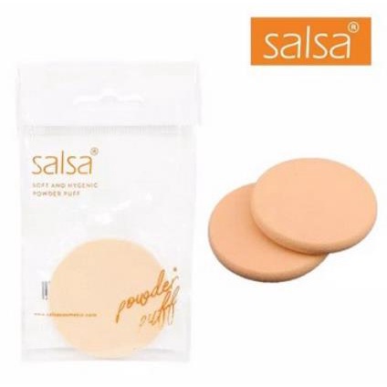 * NCC * Salsa Spon Make Up Wajah Pelangi Bulat Segi Soft And Hygenic Powder Puff