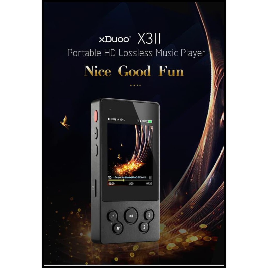 21hc xduoo x3 ii high resolution digital audio player 2qnv