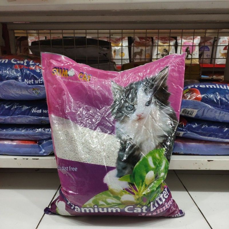 Pasir kucing sumo cat aroma Jasmine 10L