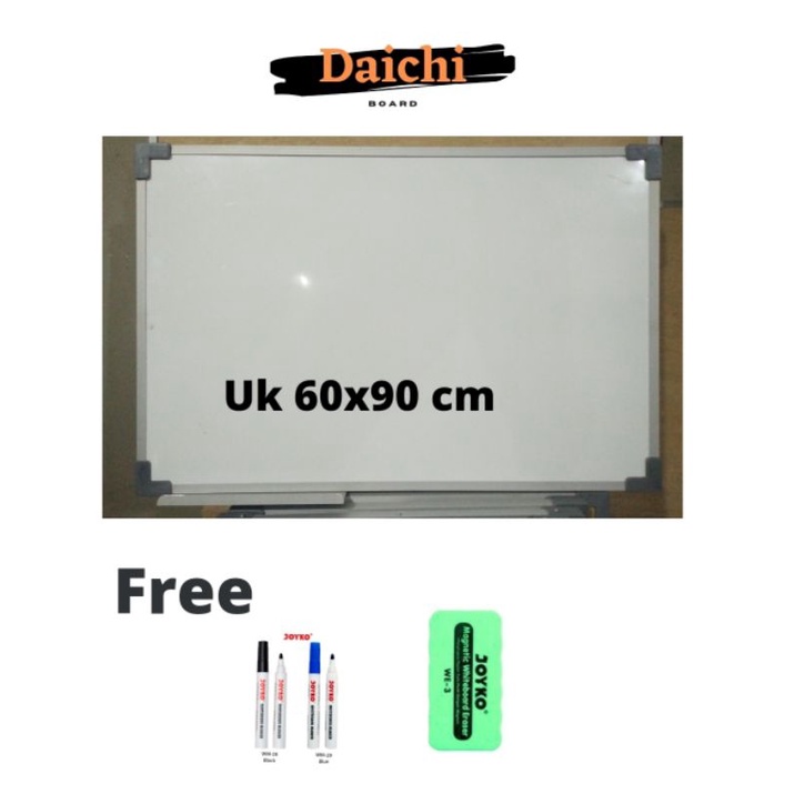 

Papan Tulis / Whiteboard Daichi Gantung Magnetic Uk 60 x 90