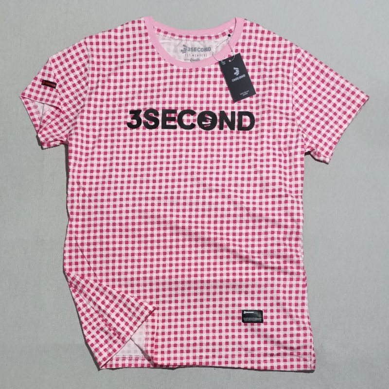 KAOS 3SECOND CEWEK KAOS DISTRO BAJU WANITA T-SHIRT THREE SECOND MURAH