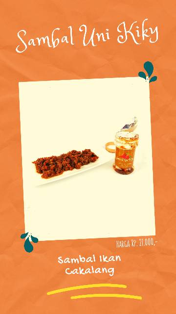 

Paket 3 Botol Sambal Ikan Cakalang Sambal Uni Kiky 150gram