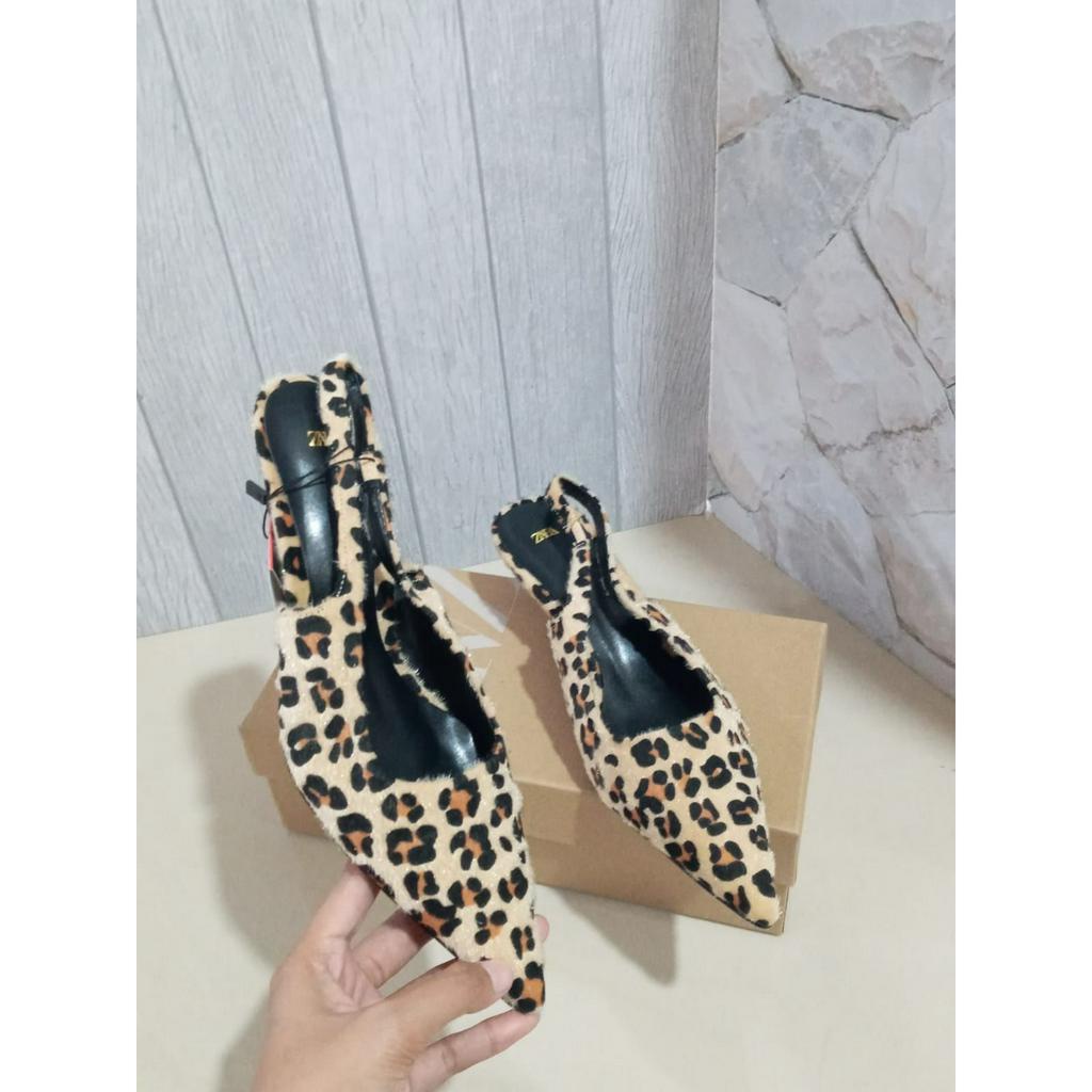 ZR 1933 Leopard suede Heels