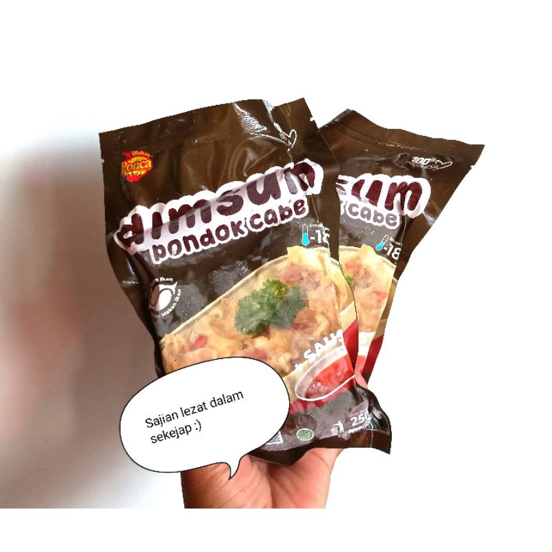 

DIMSUM PONDOK CABE (PONCA) PLUS SAOS