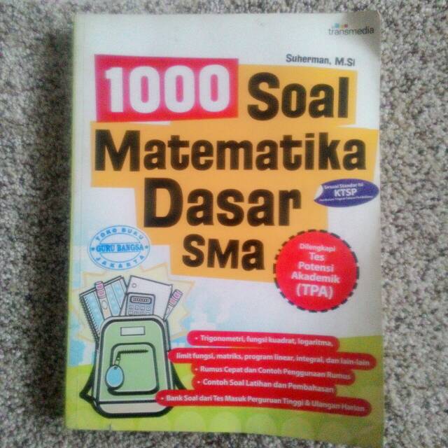 Buku 1000 Soal Matematika Dasar Sma Shopee Indonesia