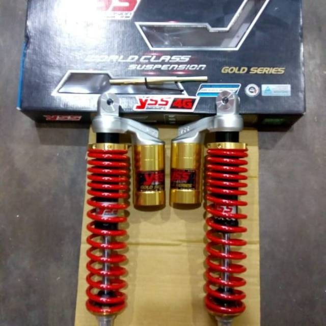 Shockbreaker YSS tabung gold series ukuran 340 adjustable