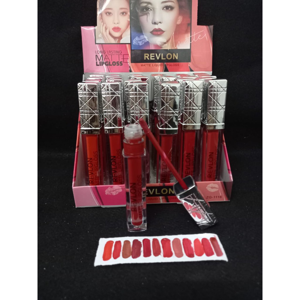 [PER 12 PCS] LIP GLOSS / LIPGLOSS REVLON MATTE LONGLASTING NO.ZG1116