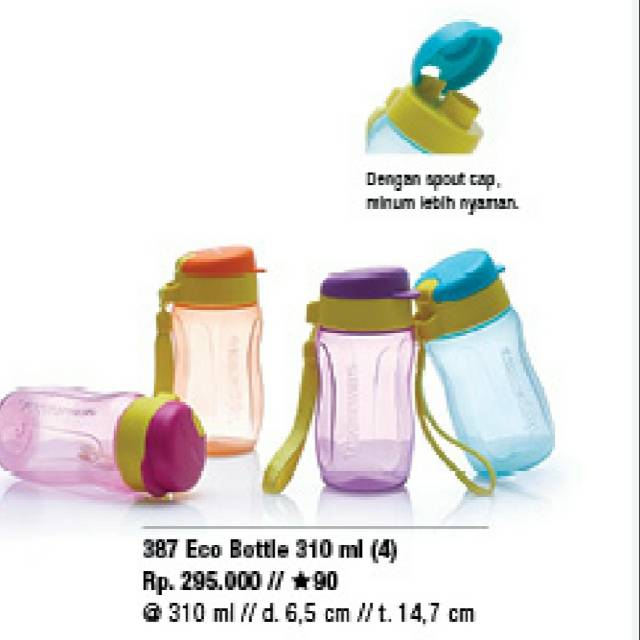 Botol kecil Tupperware | eco bottle 2lt