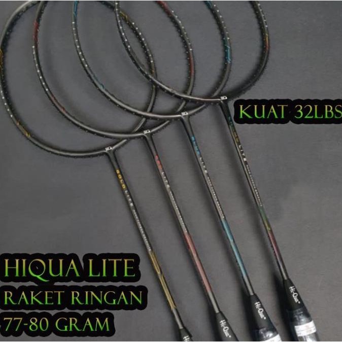 Raket Badminton HIQUA HI-QUA LITE GOLD/CHAMO/BLUE/RED LITE RINGAN 5U